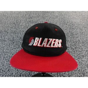 Portland Trail Blazers Snapback Hat Black Red NBA Basketball Cap